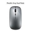 Wireless Bluetooth Mouse with Silent Click and Multi-Color LED for Office and Laptop Use