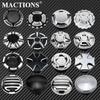 Motorcycle CNC Aluminum Decorative Oil Cap Fuel Gas Tank Cover Fits For Harley Sportster XL48 883 1200 Touring FLHR Dyna