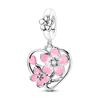 925 Silver Charms Beads Flower Spring Sunflowers Tulips Pendant Fit Original Bracelet Necklace Diy Woman Jewelry