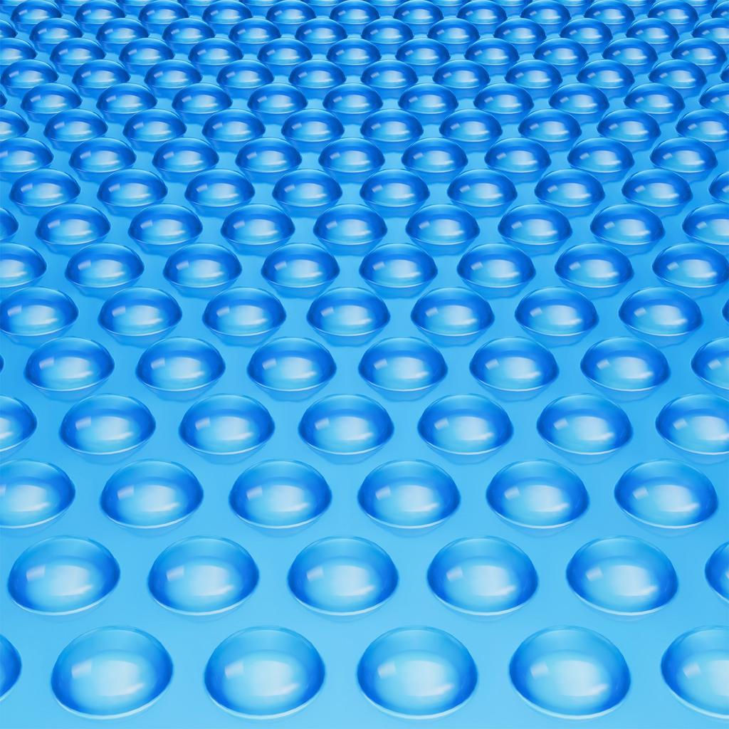 VEVOR Solar Pool Cover, 24 x 12 ft Rectangle Solar Blanket for Pools, Inground Above Ground Swimming Pool Solar Cover, 16 mil Solar Covers Blue