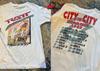 Футболка Ratt Hot Ratt Tour 1989 Редкий дизайн 2 стороны Белая Унисекс Футболка Репринт