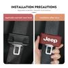 AIB3   Для автомобиля Jeep Застежка ремня безопасности Заглушка Клипса для ремня безопасности автомобиля из кожи Защитные чехлы Cherokee Patriot Liberty Wrangler JK JL