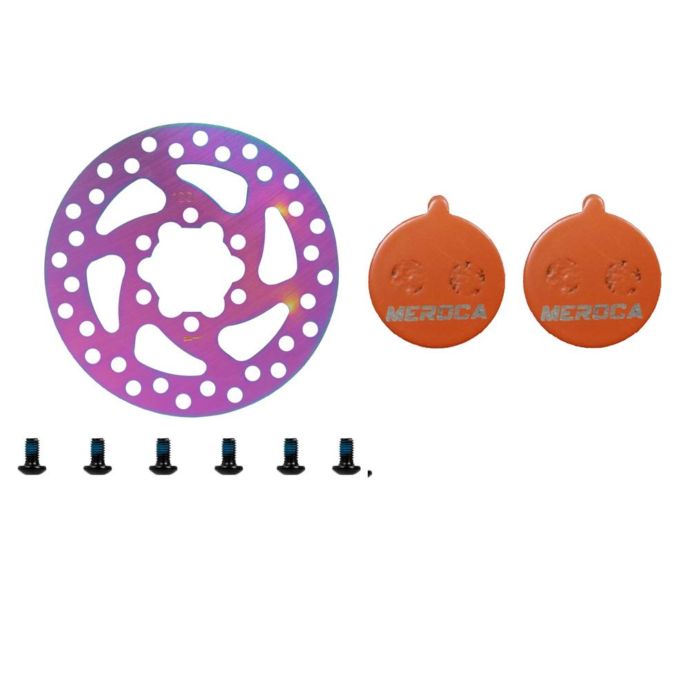 120mm Disc Brake Rotor Brake Pads for Ninebot F3 F3Pro Electric Scooter Brakes Disc Parts Replacement Parts