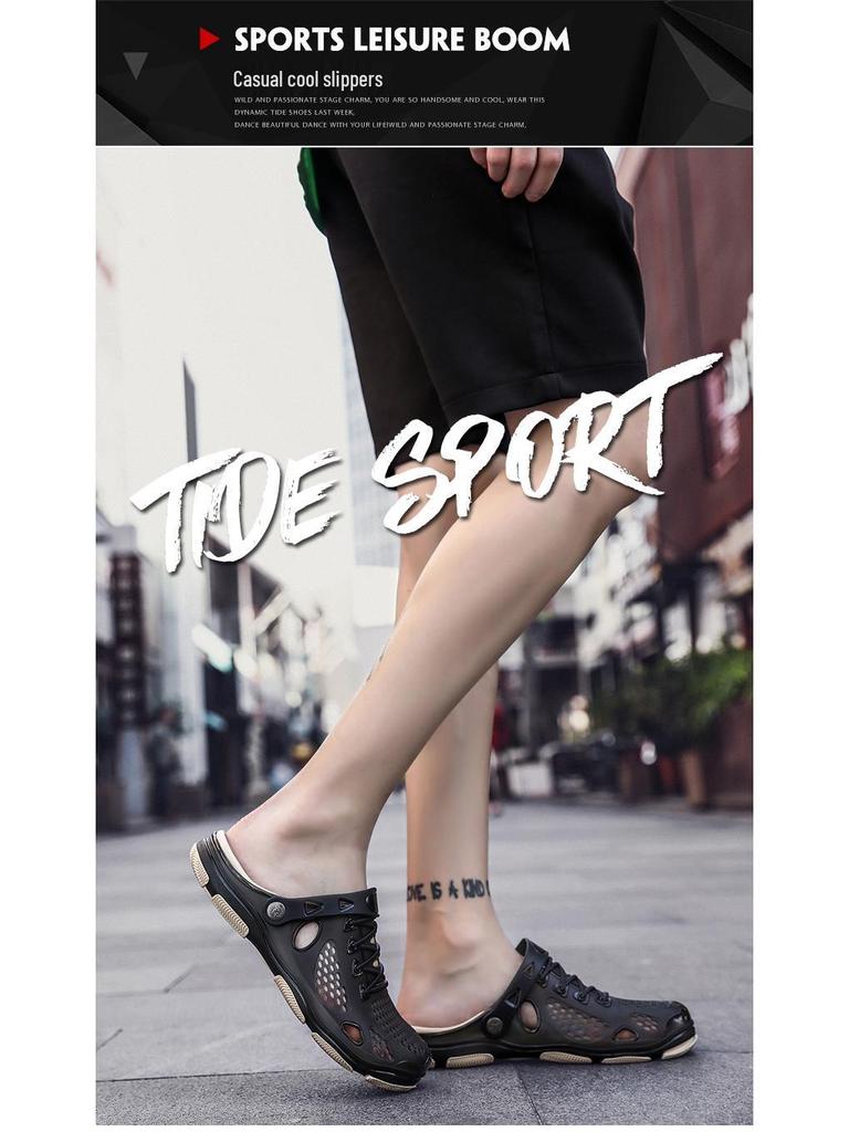 Мужские летние пляжные и повседневные сандалии-трансформеры для улицы