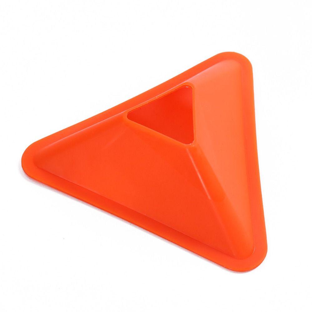 5PCS Marker Football Triangle Logo Plate Speed Training Football Triangle Disc Team Sports