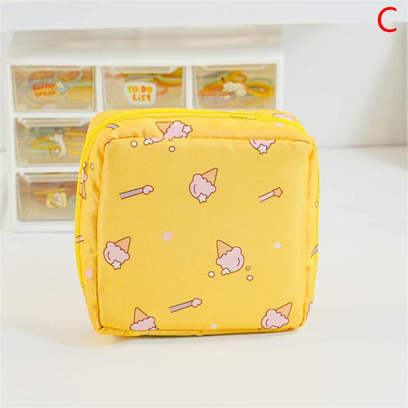 Женская сумка для хранения гигиенических салфеток, переносная косметичка для ватных дисков, косметичка для девочек, дорожная косметичка, держатель тампонов, органайзер