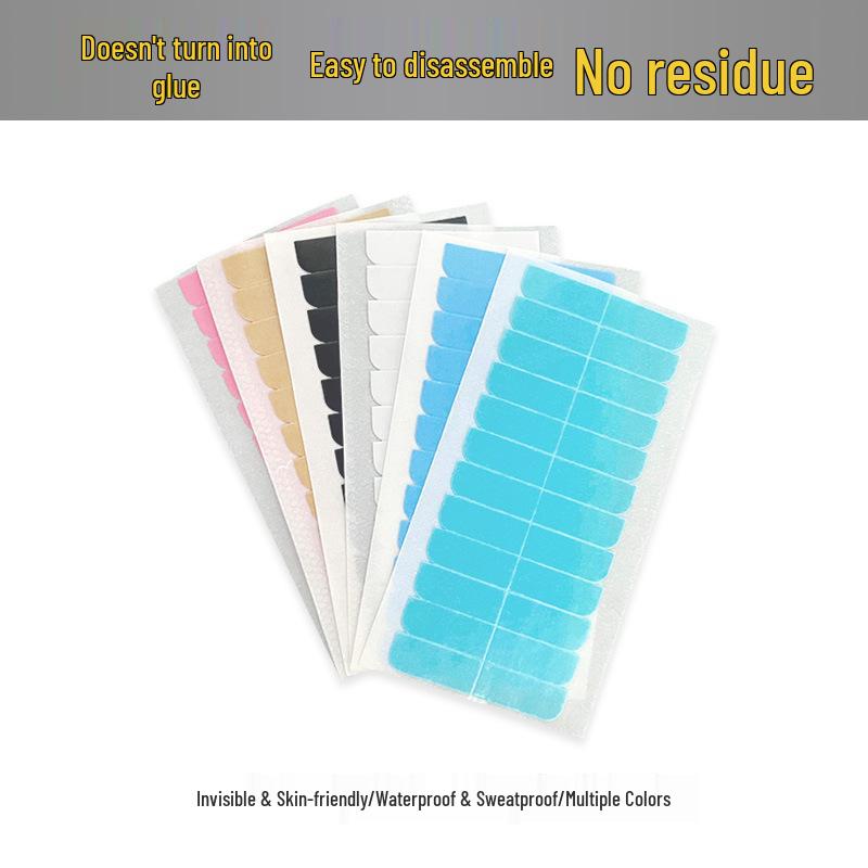 Прозрачная водонепроницаемая потовлагостойкая клейкая лента для парика - Невидимая, без следов, двусторонняя, высокой вязкости, защита от просвечивания.