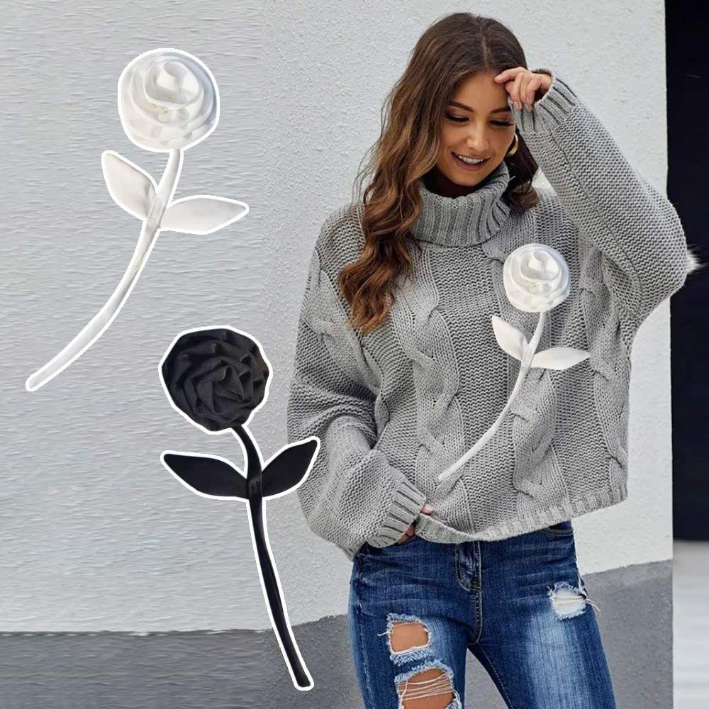 Цветок для воротника из ткани своими руками сшить лацкан булавки модные броши-булавки в виде цветка