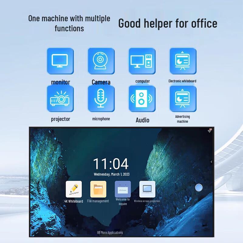 YUCAI 65-inch i5 Dual System Smart Conference Tablet (CN version)