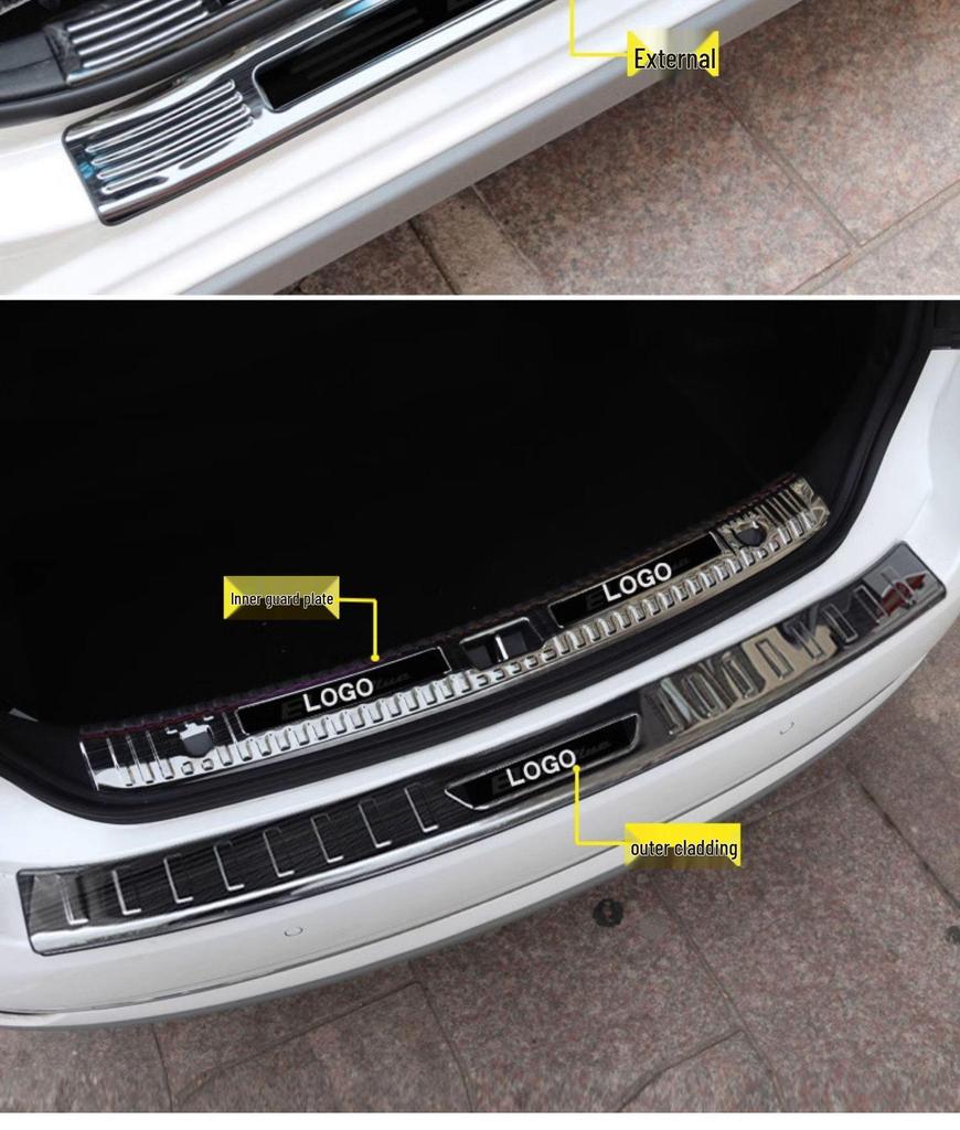 2023-2025 Ford Edge L: Door Sill Strips, Welcome Pedals, Stainless Steel Trunk Protector, Decorative Stickers