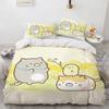 Японский мультфильм Sumikko Gurashi Аниме Постельное белье Каваий Милый Sumikkogurashis Пододеяльник Покрывало Наволочка Квин Кинг