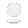 Ru Han Nordic Style Divided Bone China Meal Plate