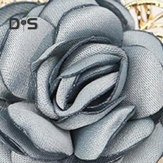 Женская брошь 3D Rose Leaf Искусственный жемчуг Стразы Лацкан Воротник Булавка Сумка Шарф Шляпа Украшение Брошь Выпускной Вечеринка Ювелирные изделия