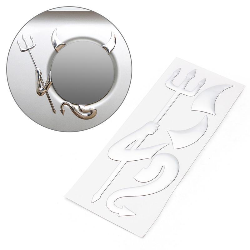 Милый 3D Водонепроницаемый Ангел-Покровитель Маленький Дьявол Демон Авто Эмблема Наклейка Автомобильные Аксессуары DIY