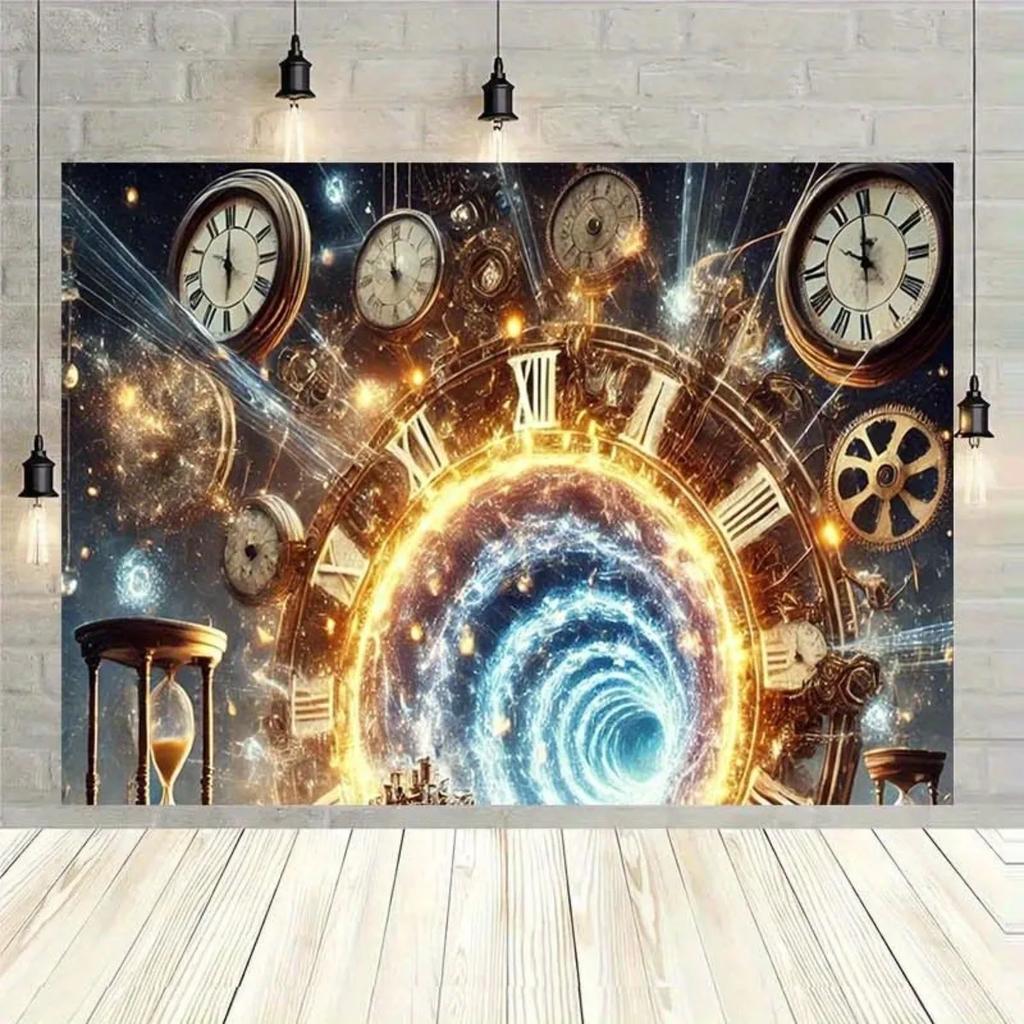 Time Machine Instant Background Cloth suitable for room and garden decoration as well as home decoration photography props