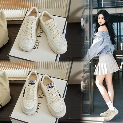 Туфли Spring Star White Повседневная обувь Универсальные кроссовки на толстой подошве, увеличивающие рост Спортивная женская обувь