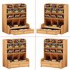 Nordic Creative Large Wooden Pen Holder & Desktop Organizer