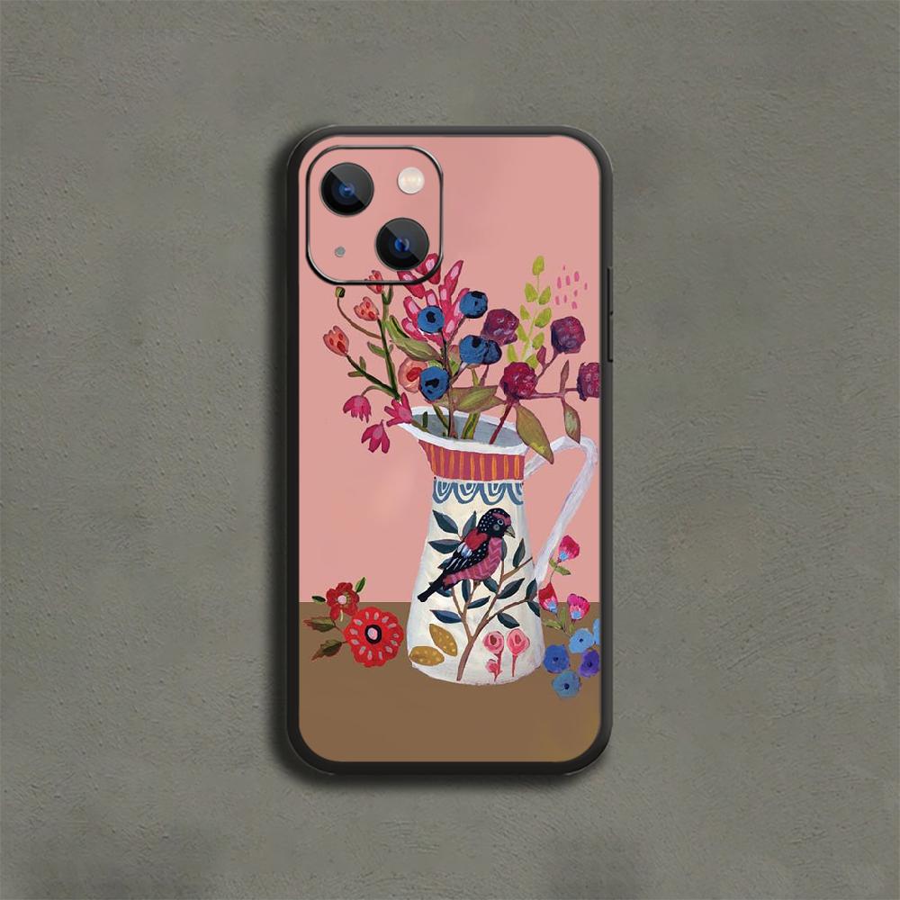 Элегантный чехол-ваза для телефона iPhone Samsung Galaxy Redmi Xiaomi Oppo OnePlus Note SA 7 8 9 10 11 12 13 14 20 21 22 23 53 54 Pro Max Plus Ultra