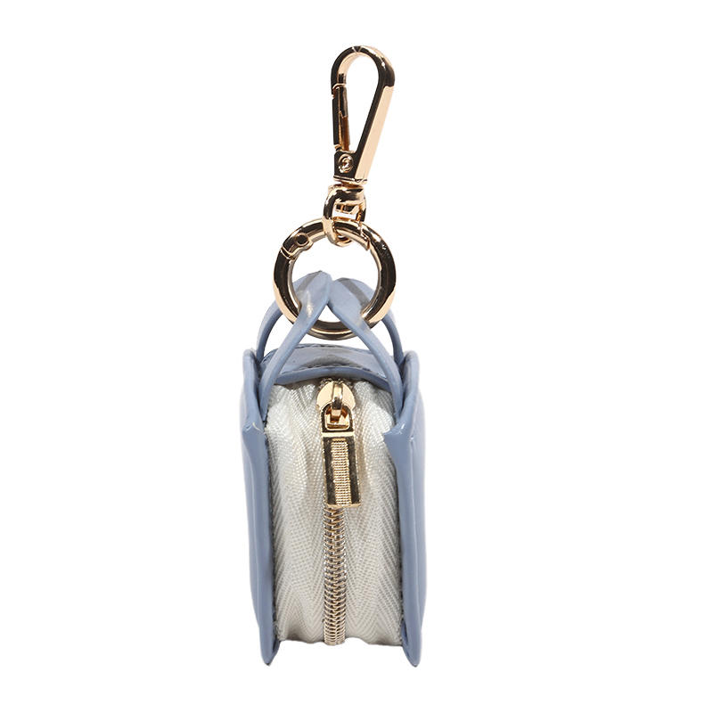 Портативная мини-шкатулка для украшений из ПУ Минималистичные подарки Чехол для хранения украшений Брелок Дорожная сумка Сумка для подвесок Аксессуары