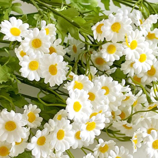 1 ветка искусственный цветок без полива декоративный яркий цвет полезный 6 вилок 30 головок имитация цветка DIY свадебный букет для балкона