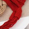 Harajuku Designed Knitted Hat with Long Tassels Button Ear Protection Hat Sweet Pullover Hat  Daily
