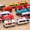 RC Electric Train Set Locomotive Magnetic Train Diecast Slot Toy Fit for Brand Wooden Train Railway Track Toys for Kids Gifts