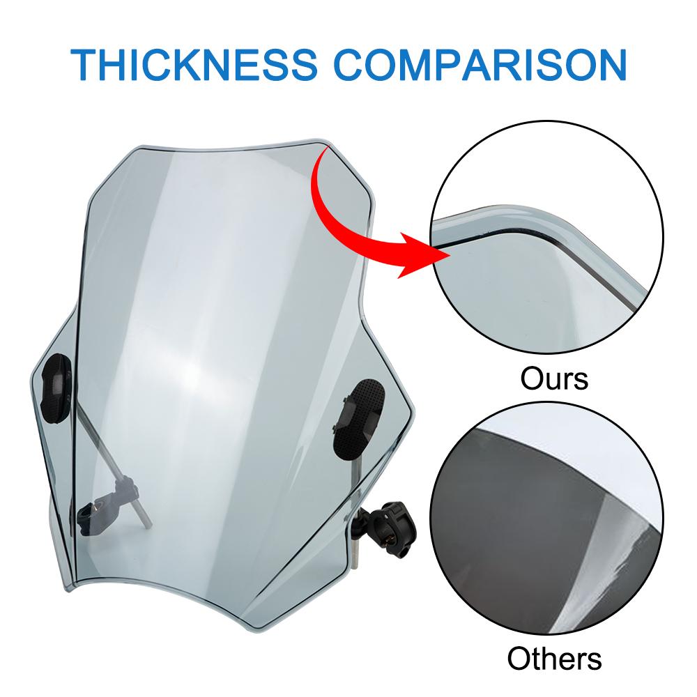 Лобовое стекло мотоцикла, дефлектор, чехлы на лобовое стекло мотоцикла