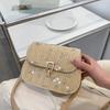 Wear-resistant Women Crossbody Bag Portable Attractive Ladies Teen Girls Straw Bag