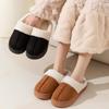 Cotton Slippers Winter Thick Soled Warm Couple Slippers Plush Slippers