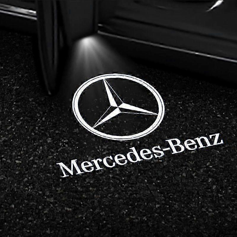 2 Pcs Welcome Lights Projection Door Lights For Mercedes S-Class W221 Vito Sprinter CLS E-Class Coupe V-Class Vehicles