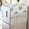 Refrigerator Cover Cloth Dust Cover Household Refrigerator Cover New Chinese Style Multifunctional Washable Refrigerator Towel