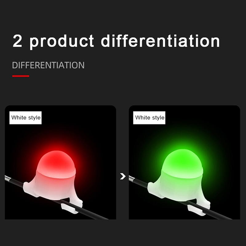 1/2 шт. светодиодный ночной рыболовный сигнализатор, рыболовные аксессуары, световой сигнал, напоминание, ночной индикатор поклевки, рыболовный инструмент