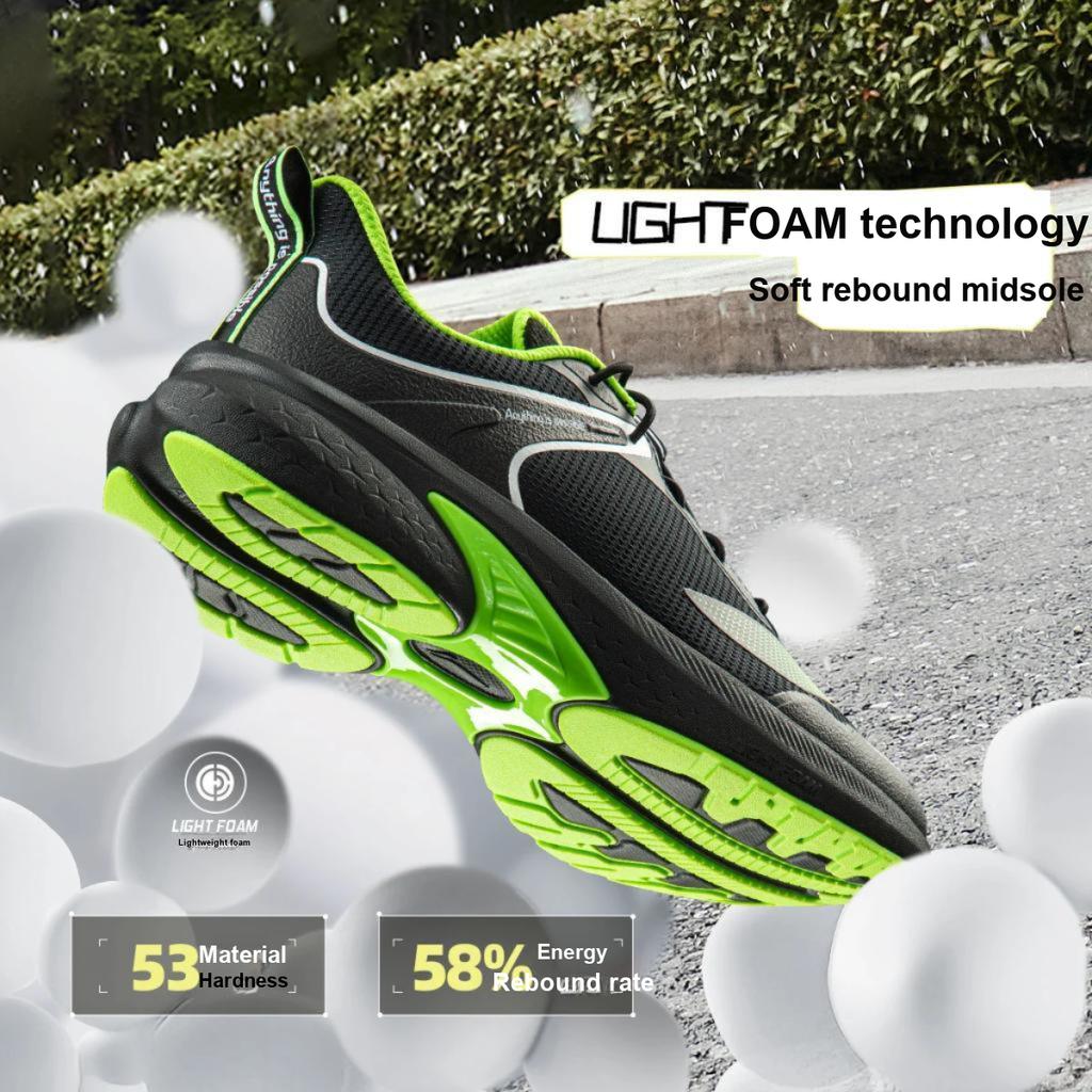 Li Ning Детские Модные Кроссовки с Амортизацией Bounce Низкие Кроссовки для Бега Детские Кроссовки для Бега Черный YKFU126-3