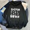 System of A Down Sweatshirts Prevalent Street Grunge Hoodie Winter Fleece Clothing Oversized Sudadera O-neck Pullovers