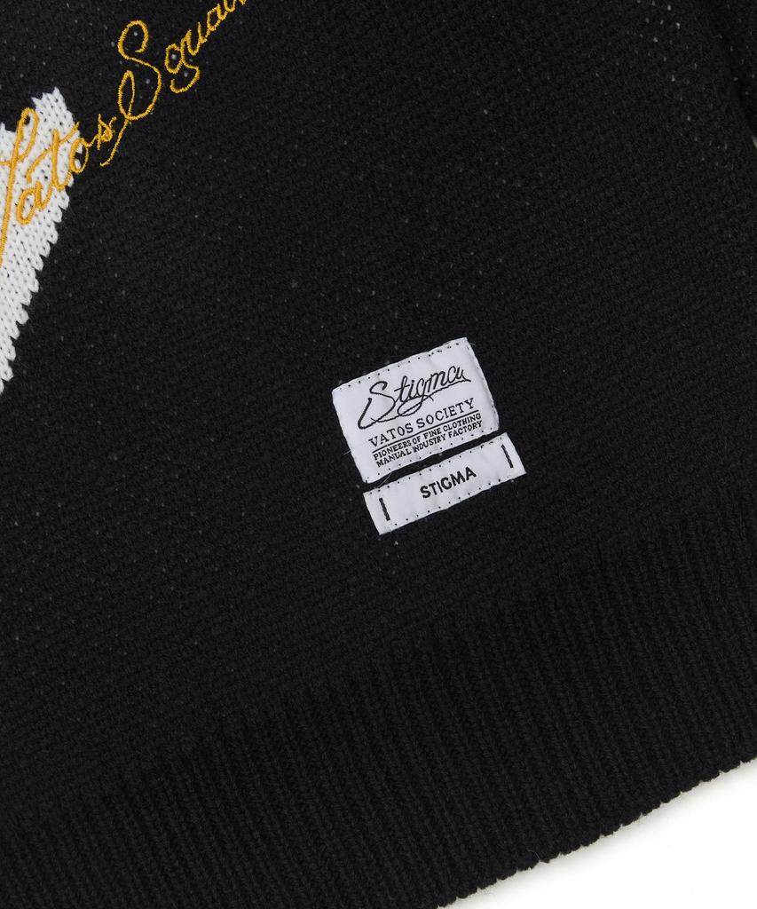 STIGMA Hell Oversized Knit Crewneck