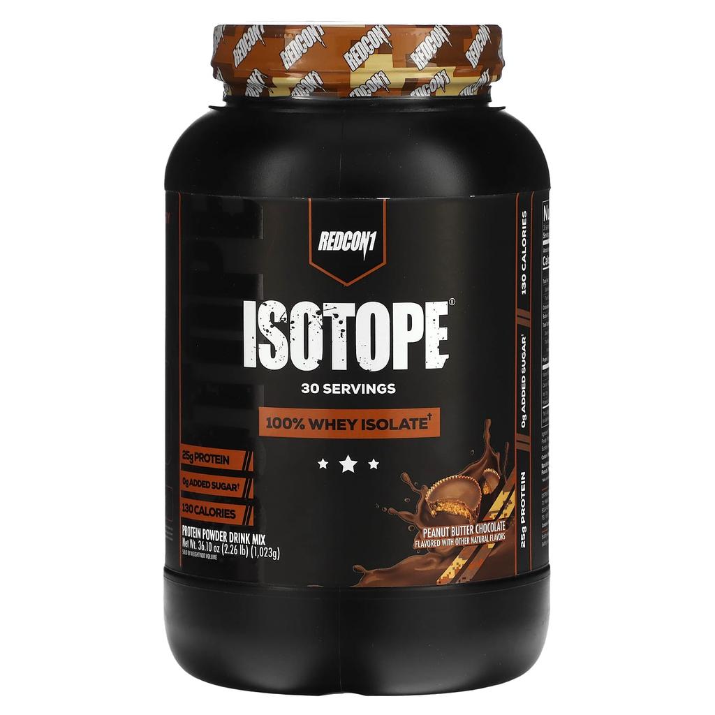 Redcon1 Istope, 100% Whey Isolate, Peanut Butter Chocolate, 1,023g (2.26lb)