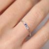 Women Cubic Zirconia Inlaid Band Finger Ring Wedding Engagement Jewelry Gift