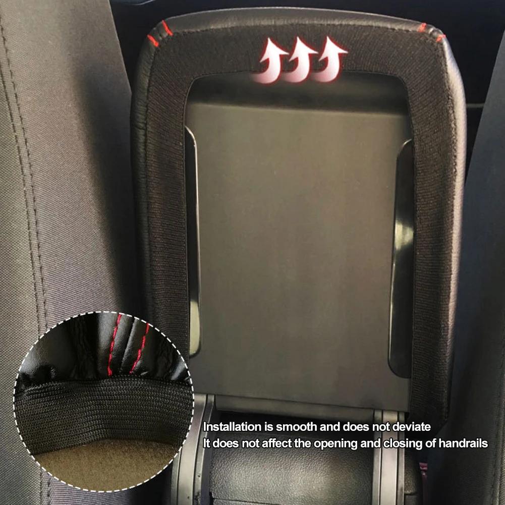 Подлокотник автомобиля, центральная консоль, крышка подлокотника, внутренняя крышка из микрофибры для VW Volkswagen Golf 7 MK7 2012 -2019