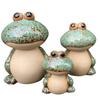 Frog Ceramic Interior Lucky Feng Entryway Ornament Family [S.T.S.G] Figurine, Ornament, Decoration, Gift, Charm, Shui, (Frog (Green))