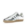 Adidas Samba OG Cracked Metallic Pack - Серебристые Женские Кроссовки Серебристо-Металлик Обувь-Белый Основной-Белый JR0035
