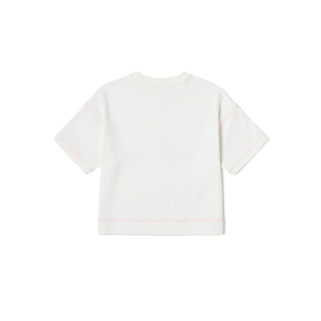 Vans Универсальная короткая модная удобная футболка с коротким рукавом и спущенным плечом женские топы молочно-белый VN000NJYFS8