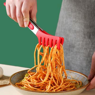 Щипцы гребневидной формы цанга термостойкая противоскользящая зажимная щипцы для хлеба сервировочный зажим для еды барбекю кухонный гаджет AVE