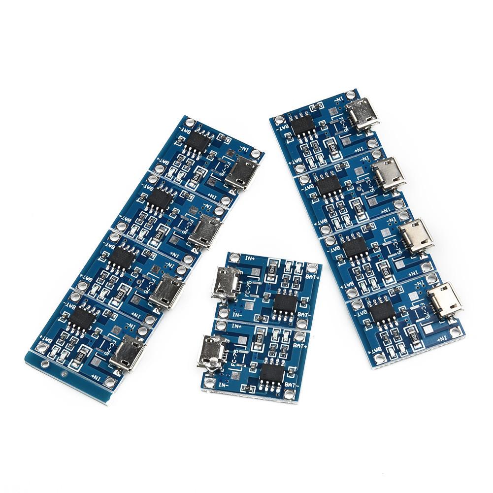 10 шт. в комплекте TP4056 USB-модуль зарядного устройства 5 В 1 А 18650-плата для зарядки литиевой батареи