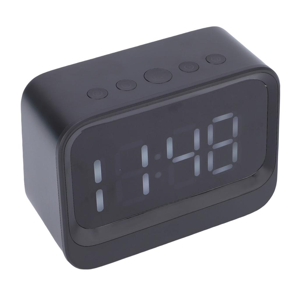 Цифровые часы с беспроводным динамиком, светодиодным дисплеем, перезаряжаемый будильник с MP3-плеером для спящих