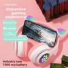 Cat Ear Luminous Headset STN-28 Girls' Cute E-sports Game Wireless Headset Bluetooth Headset