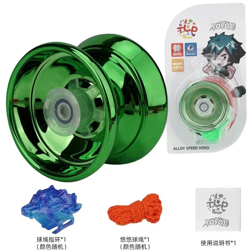 Magic Alloy Metal YoYo Professional High Speed Bearings Special Props Yoyo Luminescent Toy Gift for Beginner Boys Classic Toys