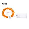 Marigold Decorations for Day of The Dead Flower String Lights, Artificial Cempasuchil Decorative Lamps, Halloween Realistic Floral Lights Warm