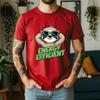 New Summer Pure Cotton T Shirt Energy Efficient Sloth Cartoon Style Street Cool Casual Tee Breathable Short Sleeve Comfortable