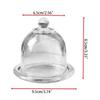 Glass Craft Dessert Storage Stand Transparent Dessert Table Ornaments Cake Serving Tray  Hotels