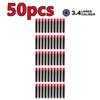 50/100pcs Fountain Pen Ink Cartridges Black Blue Red Color Set of 2.6/3.4 mm Refill Ink Cartridges Bore Diameter High Quality